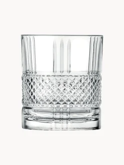 Sale Vasos de cristal con relieve Brillante, 6 uds. Copas De Cóctel|Vajillas Completas
