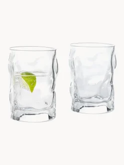 New Vasos de forma orgánica Sorgente, 6 uds. Vasos|Vajillas Completas