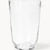 New Vasos de vidrio soplado Hammered, 4 uds. Menaje De Mesa