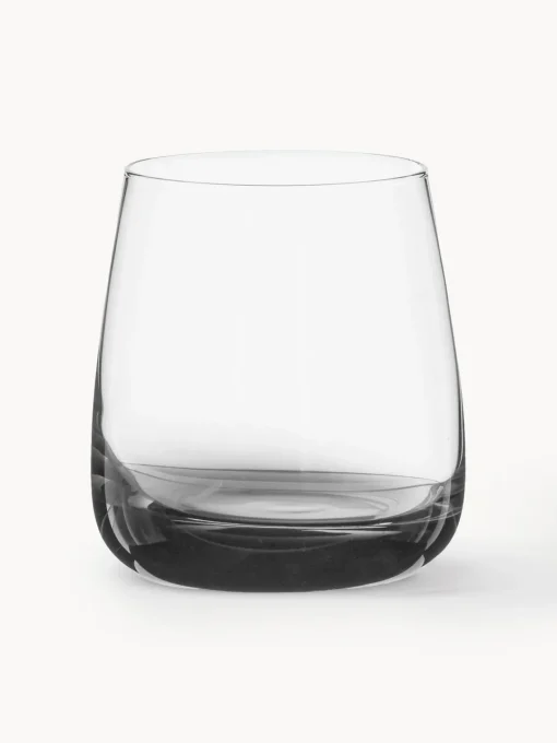 Discount Vasos de vidrio soplados artesanalmente Smoke, 4 uds. Vasos|Vajillas Completas