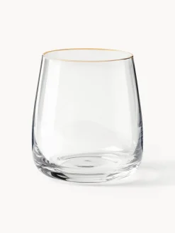 New Vasos de vidrio soplados Ellery, 4 uds. Vasos|Vajillas Completas