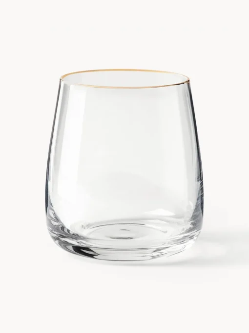 New Vasos de vidrio soplados Ellery, 4 uds. Vasos|Vajillas Completas