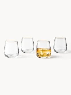New Vasos de vidrio soplados Ellery, 4 uds. Vasos|Vajillas Completas