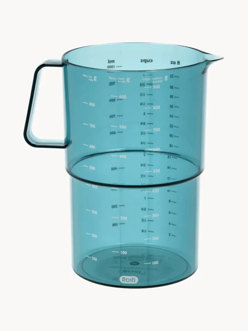 Utensilios De Cocina>Rosti Vasos medidores con cuchara Mensura, 3 pzas. Turquesa transparente