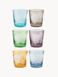 Vasos|Vajillas Completas>POLSPOTTEN Vasos Peony, 6 uds.