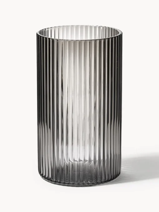 New Vasos pequeños soplados con relieves Ripple, 4 uds. Copas De Cóctel|Vajillas Completas