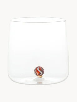 Vajillas Completas|Menaje De Mesa>Zafferano Vasos soplados Bilia Candy, 4 uds. Transparente, rojo, blanco