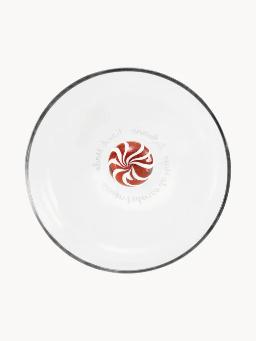 Vajillas Completas|Menaje De Mesa>Zafferano Vasos soplados Bilia Candy, 4 uds. Transparente, rojo, blanco