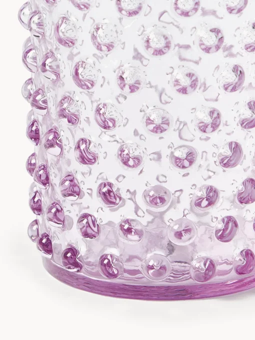 Vasos|Vajillas Completas>ANNA VON LIPA Vasos soplados Hobnail, 6 uds. Lila transparente