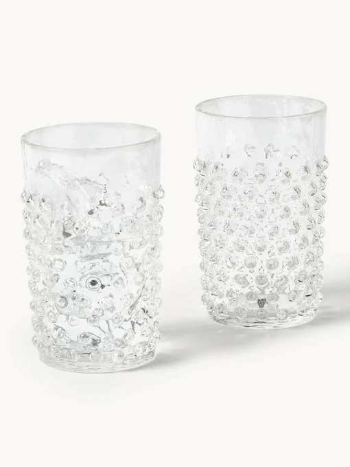 Vasos|Vajillas Completas>ANNA VON LIPA Vasos soplados Hobnail, 6 uds. Transparente