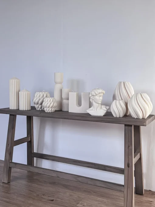 Velas Decorativas|Jarrones>Noma Studio Vela artesanal de diseño Florence, 19 cm