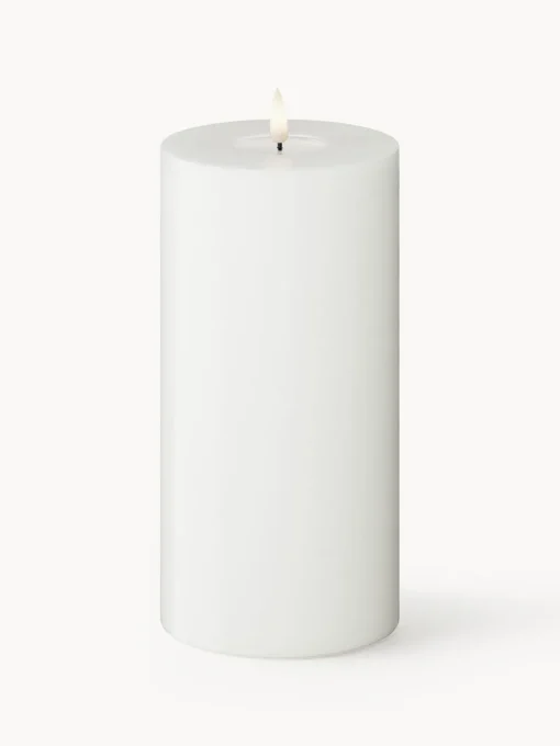 Clearance Vela LED artesanal para exterior Real Flame, 20 cm Velas Led|Velas Decorativas