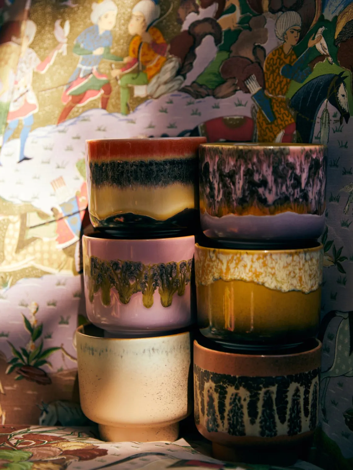 Velas Perfumadas|Jarrones>HKLIVING Vela perfumada artesanal de dos mechas 70´s Menta y lirio de los valles