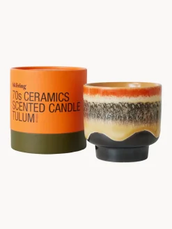 Velas Perfumadas|Jarrones></noscript>HKLIVING Vela perfumada artesanal de dos mechas 70´s Cítricos y menta