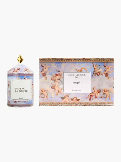 Velas Perfumadas|Jarrones>Maison La Bougie Vela perfumada artesanal Angels (naranja, pachulí y jacinto) Naranja, pachulí & jacinto