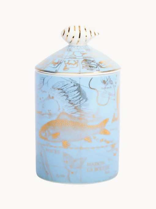Clearance Vela perfumada artesanal Piscis (monoi y sal marina) Velas Perfumadas|Jarrones