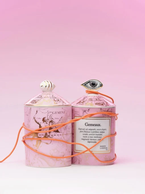 Sale Vela perfumada artesanal Gemini (lavanda, ciprés y madera de cedro) Velas Perfumadas|Jarrones