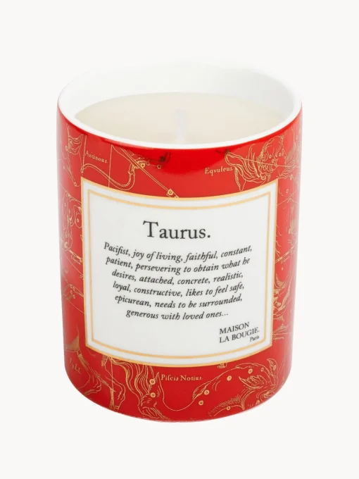 Velas Perfumadas|Jarrones>Maison La Bougie Vela perfumada artesanal Taurus (mandarina, sándalo y pachulí) Tauro: mandarina, sándalo y pachulí