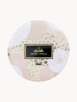 Velas Perfumadas|Jarrones></noscript>Voluspa Vela perfumada artesanal de tres mechas Japonica Collection Santal, vainilla Bourbon francesa y oud