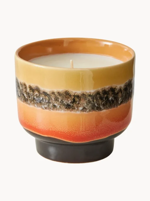 Vela perfumada artesanal 70's (cítricos y menta) Velas Perfumadas|Jarrones