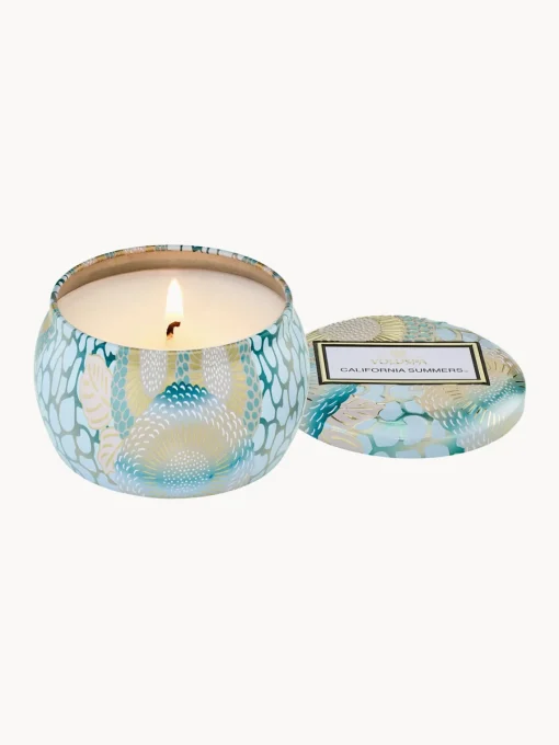 Discount Vela perfumada artesanal California Summers (sal marina, vainilla cálida, madera de teca) Velas Perfumadas|Jarrones