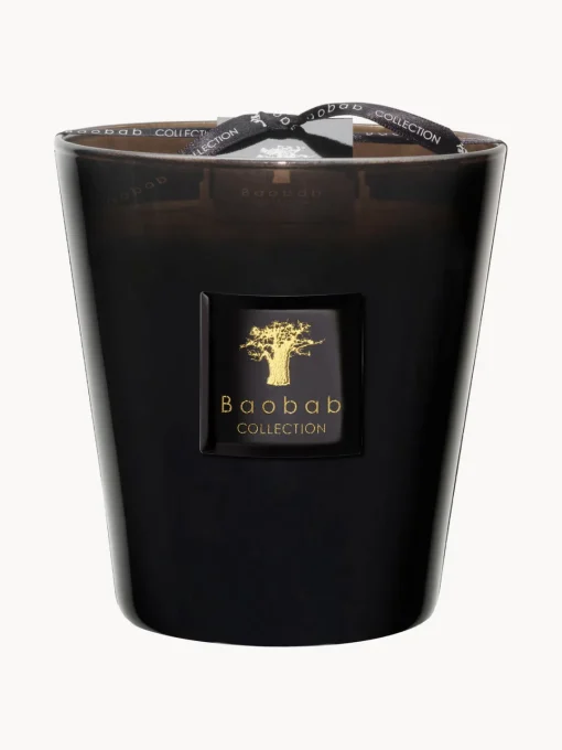 Vela perfumada de cuatro mechas Prestigieuses (cuero, secuoya, ámbar) Velas Perfumadas|Jarrones