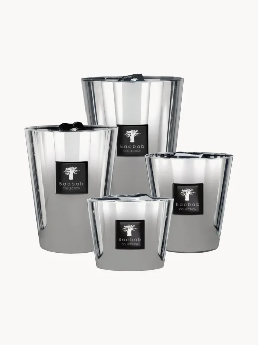 Velas Perfumadas|Jarrones>Baobab Vela perfumada de cuatro mechas Exclusives (ámbar, nuez moscada, vetiver) Ámbar, nuez moscada, vetiver