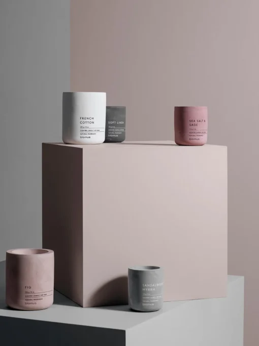 Velas Perfumadas|Velas Y Candelabros>blomus Vela perfumada Fraga (sándalo y mirra) Gris claro