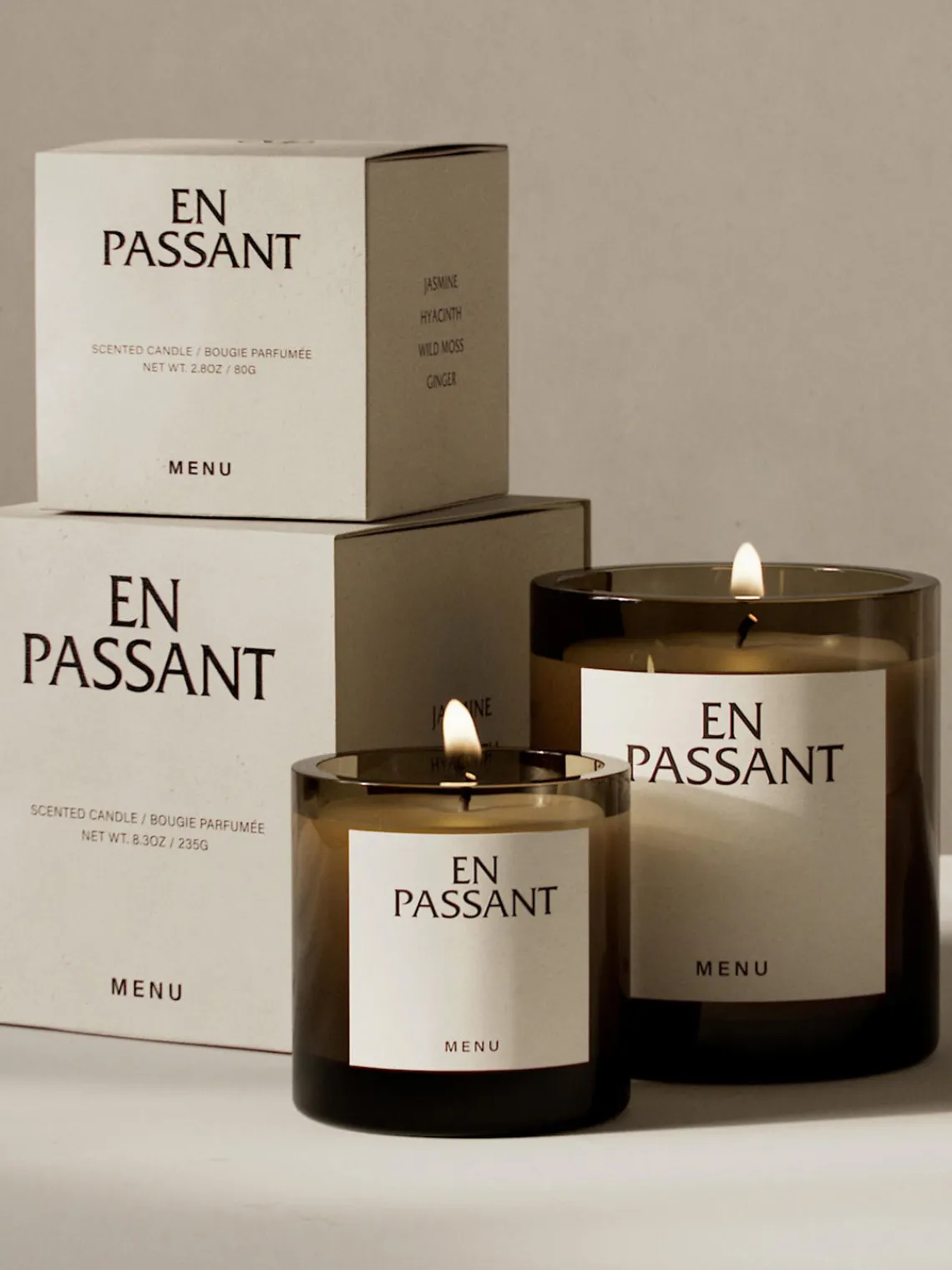 Clearance Vela perfumada Olfacte En Passant (jacinto, pétalos de jazmín y geranio) Velas Perfumadas|Jarrones