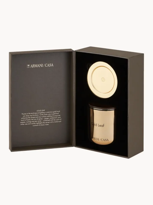 Velas Perfumadas|Jarrones>Armani Casa Vela perfumada Pegaso Gold Leaf Jengibre, cardamomo y pimienta rosa