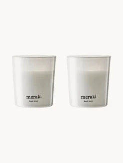 Velas Perfumadas|Jarrones></noscript>Meraki Vela perfumada pequeña Fresh Linen Jazmín y rosa