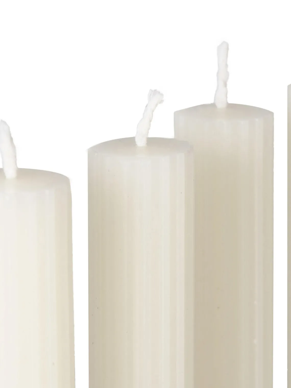 New Velas candelabro Classic, 4 uds. Velas Decorativas|Jarrones
