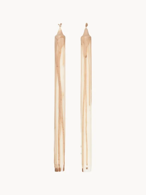 Sale Velas cónicas Dryp, 2 uds. Velas Decorativas|Jarrones
