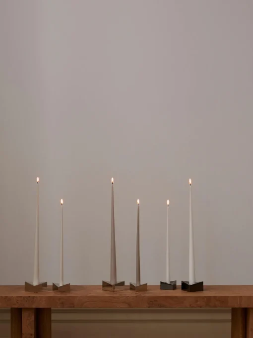 Velas cónicas Ester, 4 uds. Velas Decorativas|Jarrones