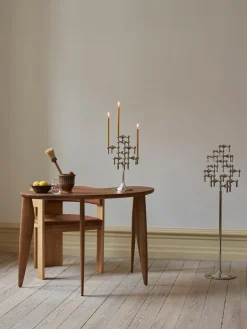 Velas Decorativas|Jarrones></noscript>STOFF Nagel Velas cónicas finas Eirik, 8 uds. Amarillo mostaza