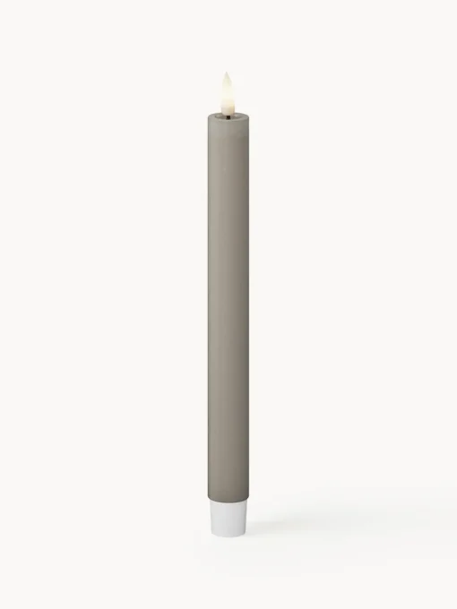 New Velas cónicas LED artesanales Real Flame, 24 cm, 2 uds. Velas Led|Velas Decorativas