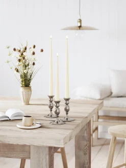 Velas Led|Velas Decorativas></noscript>Deluxe Homeart Velas cónicas LED artesanales Real Flame, 28 cm, 2 uds. Blanco crema