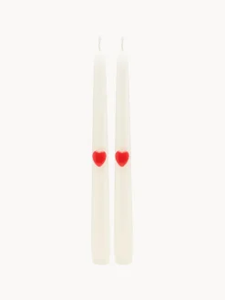 Jarrones|Velas Y Candelabros>Anna + Nina Velas cónicas Romance, 2 uds.