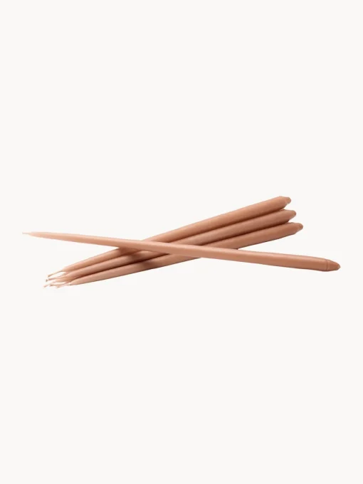 Velas Decorativas|Jarrones>STOFF Nagel Velas cónicas , 6 uds. Marrón