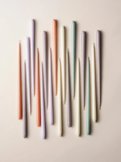 Velas Decorativas|Jarrones>STOFF Nagel Velas cónicas , 6 uds. Marrón
