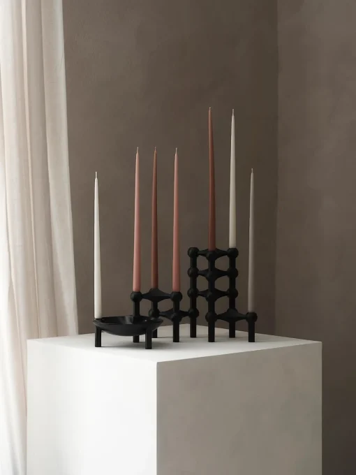 Velas Decorativas|Jarrones>STOFF Nagel Velas cónicas , 6 uds. Gris