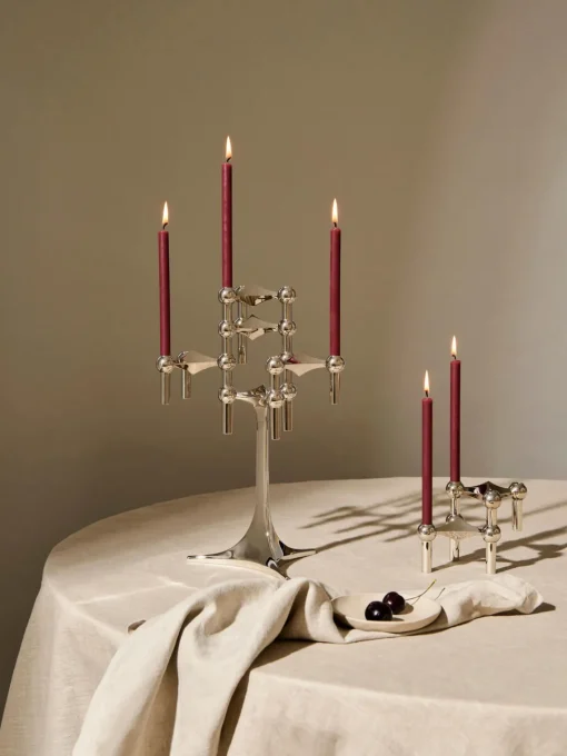 Velas Decorativas|Jarrones>STOFF Nagel Velas cónicas , 12 uds. Rojo vino
