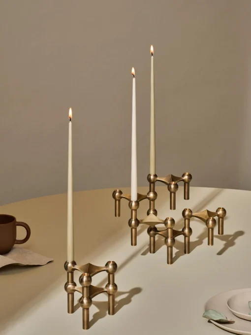 Velas Decorativas|Jarrones>STOFF Nagel Velas cónicas , 6 uds. Greige