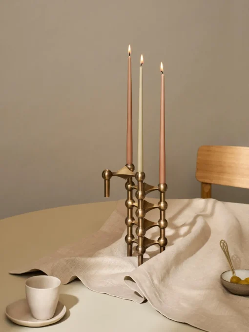 Velas Decorativas|Jarrones>STOFF Nagel Velas cónicas , 6 uds. Greige