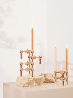 Velas Decorativas|Jarrones>STOFF Nagel Velas cónicas , 12 uds. Mostaza