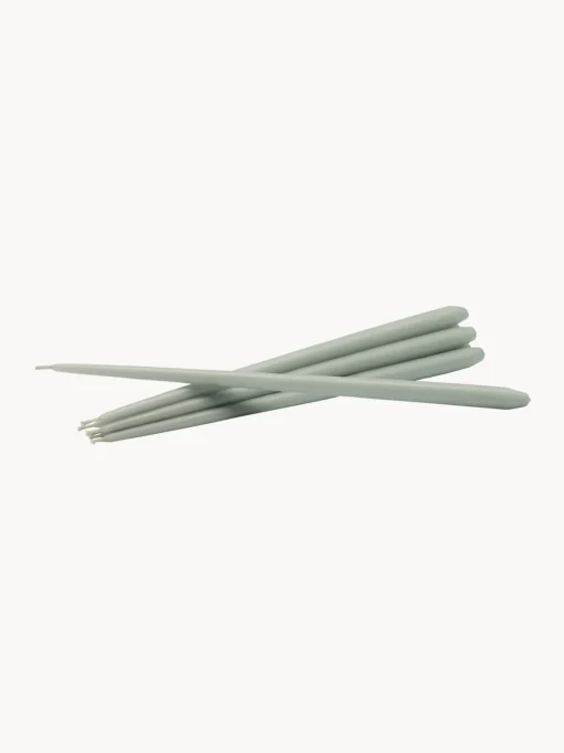 Velas finas , 6 uds. Velas Decorativas|Jarrones