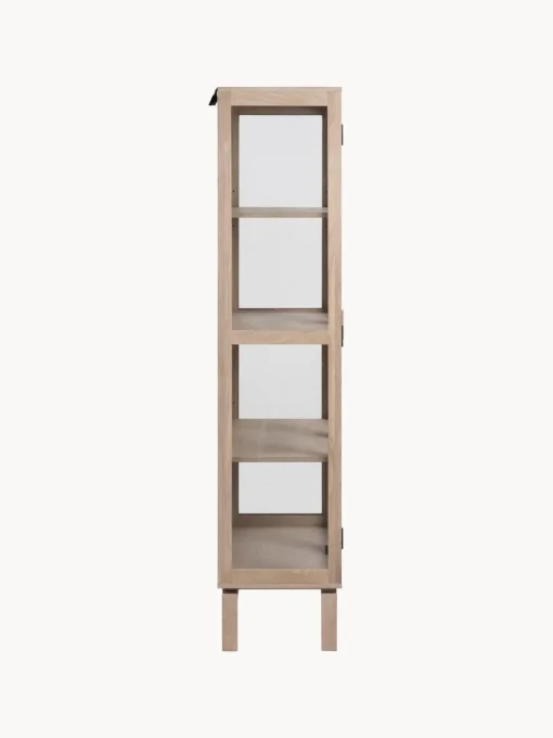 Vitrina de madera con puertas de vidrio Linley Vitrinas|Vitrinas