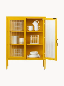 Outlet Vitrina de metal con cristal acanalado The Mixer Vitrinas|Vitrinas