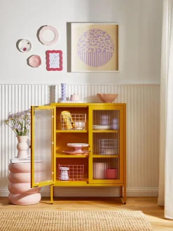 Outlet Vitrina de metal con cristal acanalado The Mixer Vitrinas|Vitrinas