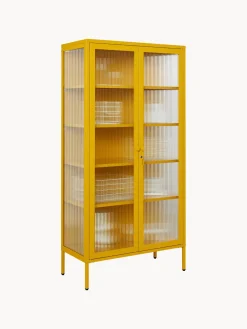 New Vitrina de metal con cristal acanalado The Collector Vitrinas|Vitrinas